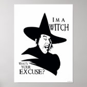 The Wizard Of Oz™ | I'm A Witch Poster (Voorkant)