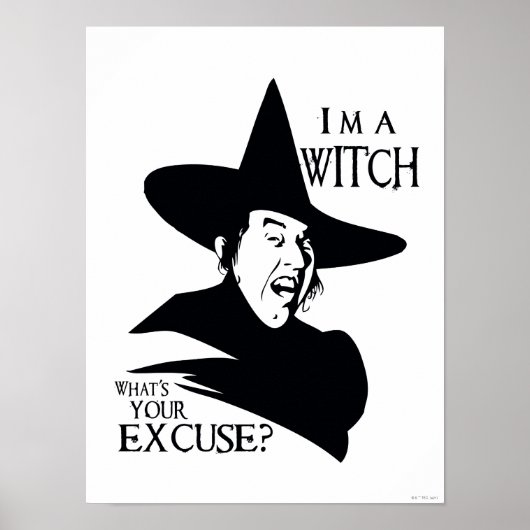 The Wizard Of Oz™ | I'm A Witch Poster (Voorkant)