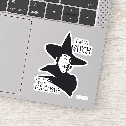 The Wizard Of Oz™ | I'm A Witch Sticker (Detail)