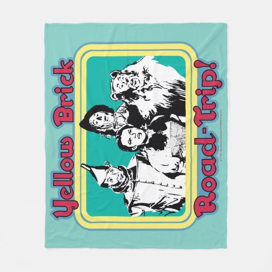 The Wizard Of Oz™ | Yellow Brick Road-Trip! Fleece Deken (Voorkant)