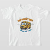 The Wobbly Bus! - Funny School Bus T-shirt (Laagn)