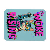 The Woke Are Rising Magneet (Horizontaal)