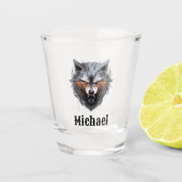 The Wolf Personalized Shot Glas