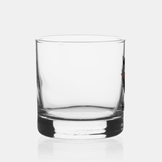 The Wolf Personalized Whisky Glas (Rechts)