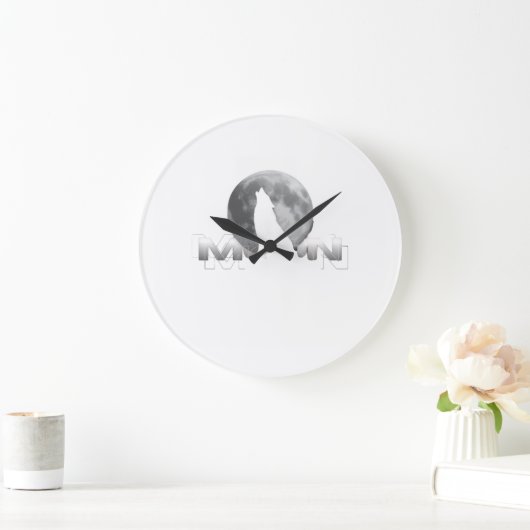 the wolf`s cry under the full moon grote klok (Huis)