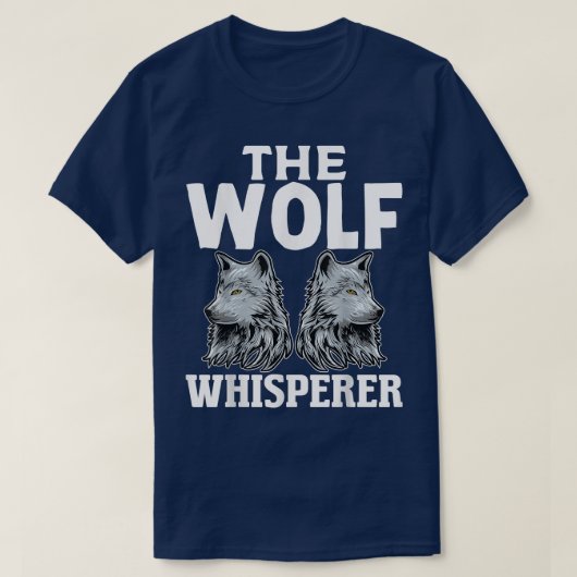 The Wolf Whisperer Wolves Lady Mam Wolf Lover Girl T-shirt (Design voorkant)