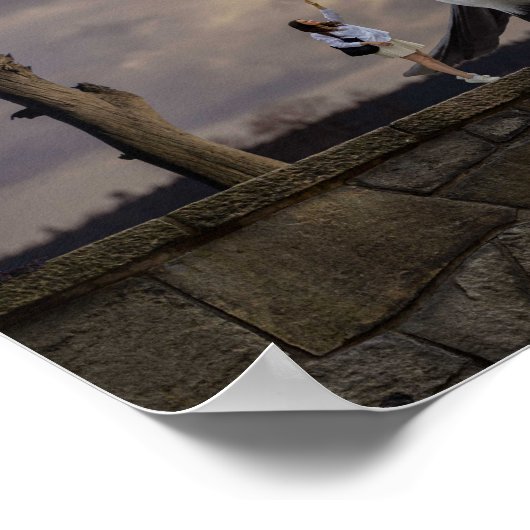 The woman and the birds poster (Hoek)