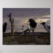 The woman and the birds poster (Voorkant)