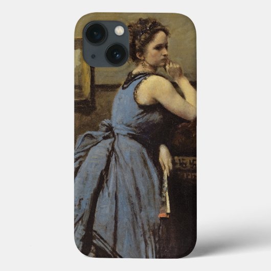 The Woman in Blue Case-Mate iPhone Case (Achterkant)