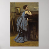 The Woman in Blue Poster (Voorkant)