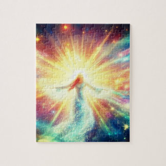 The Woman in the Flowing Energy of the Universe  Legpuzzel