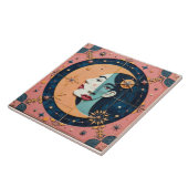 The Woman in the Moon Tegeltje (Zijkant)