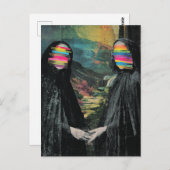 The Women With Blurred Faces Briefkaart (Voorkant / Achterkant)