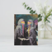 The Women With Blurred Faces in the Mountains Briefkaart (Staand voorkant)