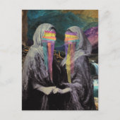 The Women With Blurred Faces in the Mountains Briefkaart (Voorkant)