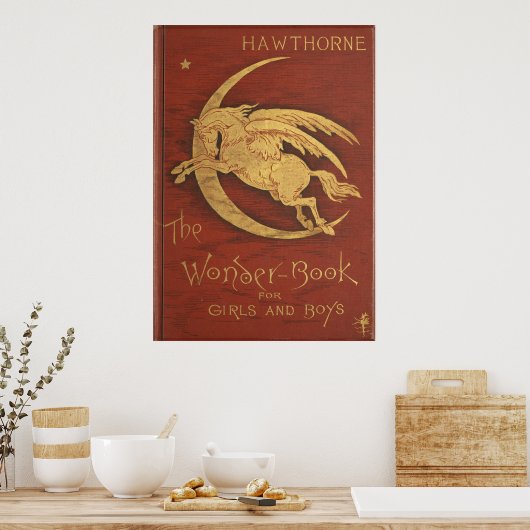 The Wonder Book 1884 Poster (Keuken)