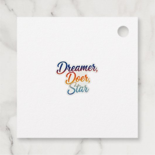 The Wonder Years Bedankjes Labels (Achterkant)