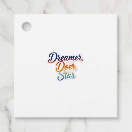 The Wonder Years Bedankjes Labels (Voorkant)