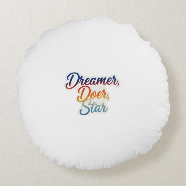 The Wonder Years Rond Kussen (Achterkant)