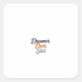 The Wonder Years Vierkante Sticker