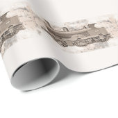 The wonderful age of steam locomotion cadeaupapier (Rol Hoek)