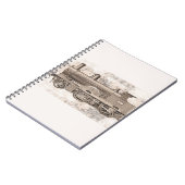 The wonderful age of steam locomotion notitieboek (Linkerzijde)