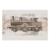 The wonderful age of steam locomotion perfect poster (Voorkant)