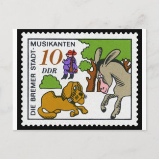 The Wonderful Musician of Bremen 10 DDR 1971 Briefkaart