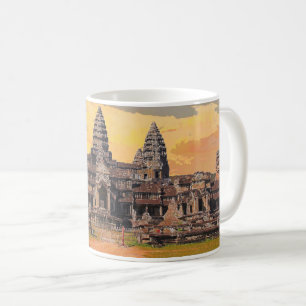 The Wonders of Angkor Wat: Een fotografische reis Koffiemok