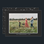 The Wonders of his Love Photo Script Simple Feestdagenkaart<br><div class="desc">De Wonders van Zijn Liefde Foto Manuscript Simple Holiday Kaart Pop in uw favoriete foto en voeg jouw naam toe. Dat is het! Zo simpel.</div>