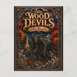 The Wood Devils New Hampshire Popcut Legends Briefkaart
