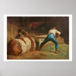 The Wood Sawyers, 1848 Poster