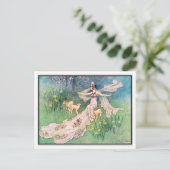 The Woodcutter's Daughter van Warwick Goble Briefkaart (Staand voorkant)