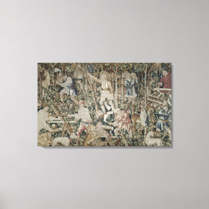 The Woodcutters, Tournai Workshop Canvas Afdruk