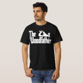The Woodfather Carpentry Carpenter Joiner T-shirt (Voorkant volledig)