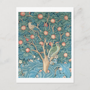 The Woodpecker Tapestry, detail van de houtpeckers Briefkaart