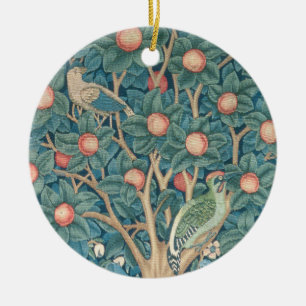 The Woodpecker Tapestry, detail van de houtpeckers Keramisch Ornament