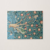 The Woodpecker Tapestry, detail van de houtpeckers Legpuzzel (Horizontaal)