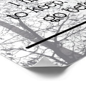 The Woods zijn prachtig, donker en diep citaat Fro Poster (Hoek)