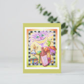 The WorCHESHIRE CAT Briefkaart (Staand voorkant)