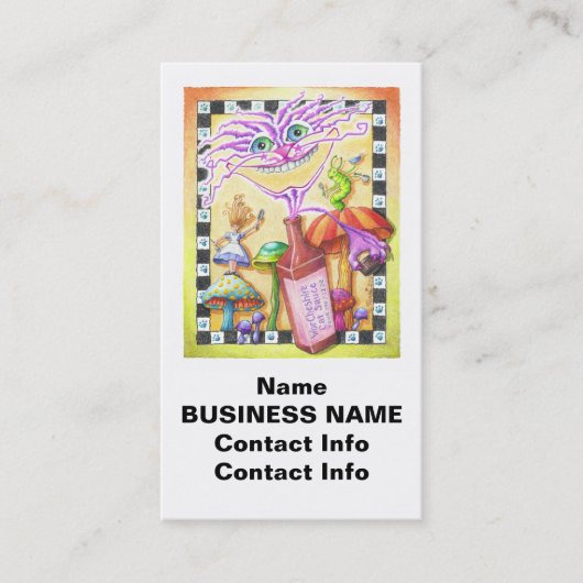 The WorCHESHIRE CAT Visitekaartje (Voorkant)