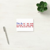 The word "Dream"  with American flag Post-it® Notes (Kantoor)
