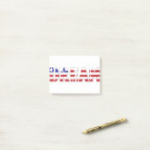 The word "Dream"  with American flag Post-it® Notes (Op bureau)