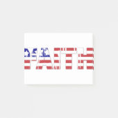 The word " Faith" with American flag Post-it® Notes (Voorkant)