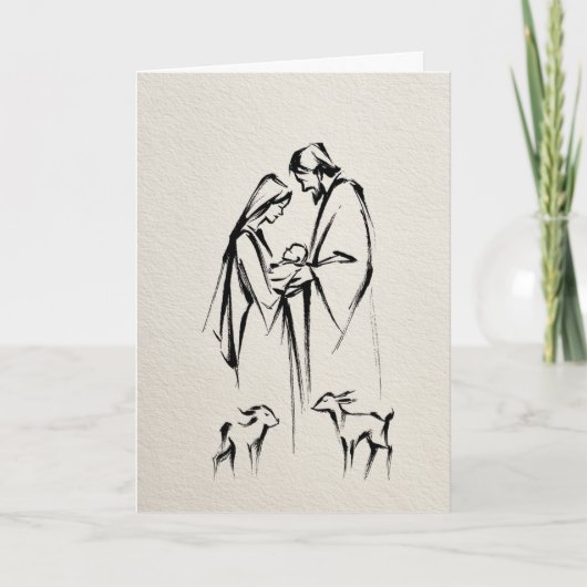 The Word Made Flesh Feestdagen Kaart (Voorkant)