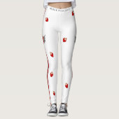 The WORK LOVE BALANCE Passion Heart and Flame Leggings (Voorkant)