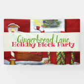 The Workshop Kerstmis Whimsey EVENT Spandoek (Horizontaal)