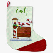 The Workshop Kerstmis Whimsey Grote Kerstsok (Voorkant)