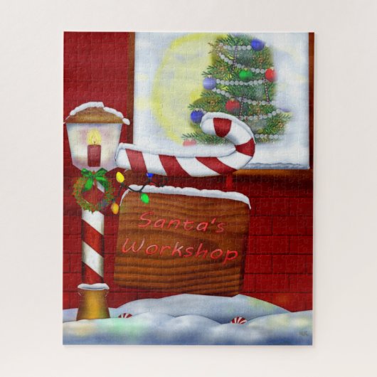 The Workshop Kerstmis Whimsey Legpuzzel (Verticaal)