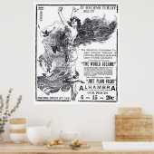 'The World Aflame' 1919  film en poster (Keuken)